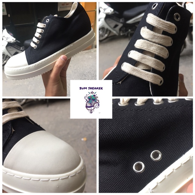 ( Ảnh thật ) Sneaker Rick Owen Low