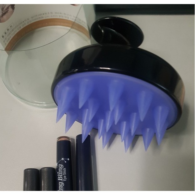 Lược Gội Đầu Và Mát Xa Silicon xuất Nhật Bản - Bàn Chà Massage Đầu Và Cơ Thể Silicone