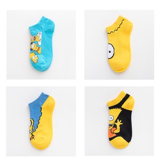 Tất Simpson cổ ngắn màu