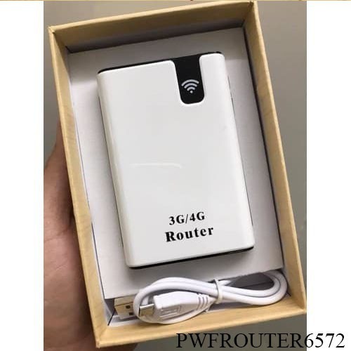 Phát wifi 3G 4G kiêm sạc dự phòng 7800mah hộp carton Mã 6572