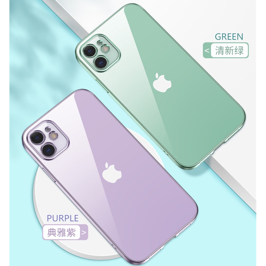 Ốp điện thoại TPU trong suốt màu trơn cho Iphone 11 Pro X Xs Max Xr 6 7 8 Plus | BigBuy360 - bigbuy360.vn