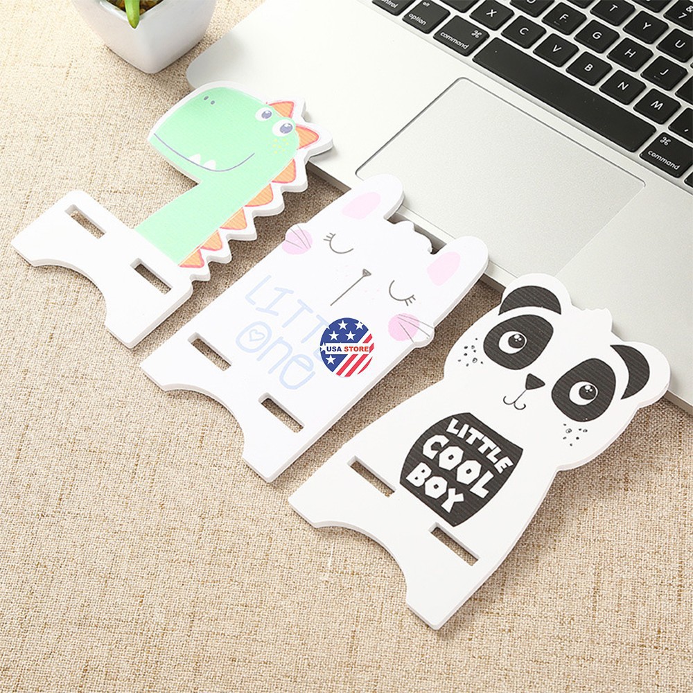[Tổng Kho Sỉ] Giá Đỡ Điện Thoại Để Bàn T6 CON VẬT Đáng Yêu Cute - Con Thú Chất Liệu Gỗ