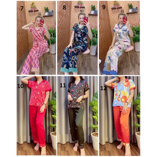 Đồ lụa pijama lụa satin hàng thiết kế