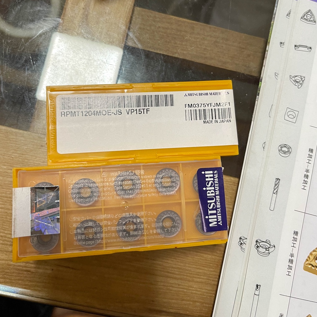 Chip phay R6 Mitsubishi RPMT1204MOE-JS-VP15TF