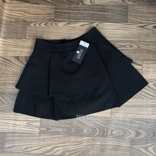 Chân váy 2 tầng ngắn dáng xòe chất vải umi co giãn ( Có ảnh thật)