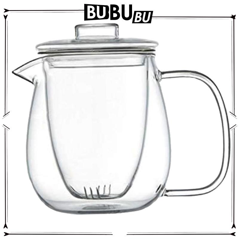 Bình trà thủy tinh nhỏ 300ml có ngăn lọc trà an toàn có thể tháo rời