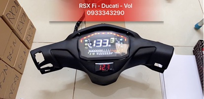 Trọn Bộ RSX Fi ( Xăng Cơ ) - Chế Đồng Hồ Ducati - Báo Vol