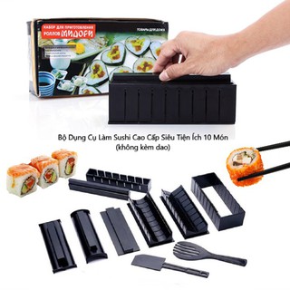 Dụng cụ làm sushi 10 món tiện dụng