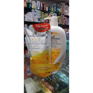 Sữa tắm enchanteur nước hoa dưỡng da 900g