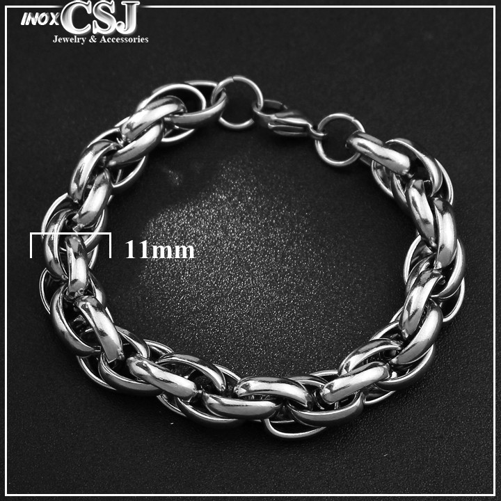 LẮC TAY NAM INOX KHOEN LỒNG TO đẹp mà chất