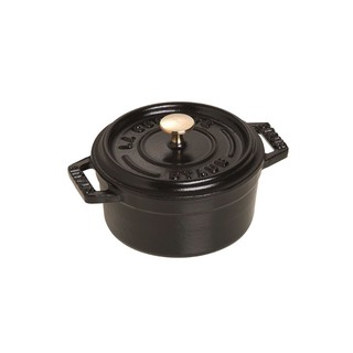 Nồi gang tròn Staub Cocotte Đen 10cm