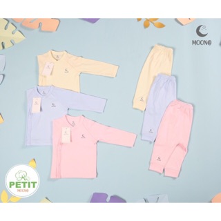 Bộ dài sơ sinh Moon chất Petit mát