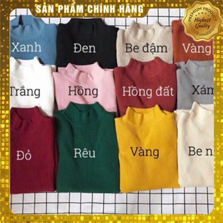 Freeship Áo Len cổ 3 phân nữ hàng chất lượng cao bán sỉ