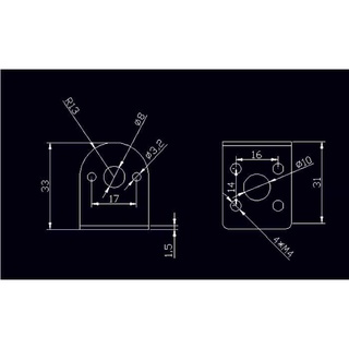 Gá động cơ Giá đỡ động cơ GA25