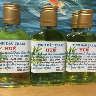 Sỉ 2 chai tinh dầu tràm dẹt gốc huế