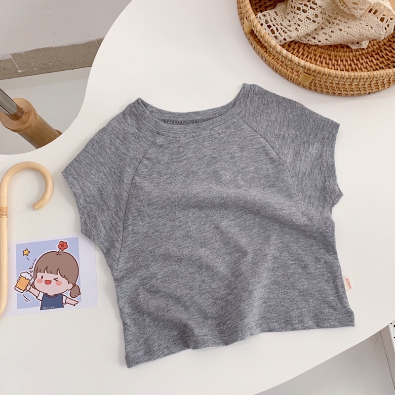|FAMARAL2 giảm 10k cho đơn 50k|Áo bé trai bé gái Bernie cộc tay cotton xước cho bé 9-23kg-A123