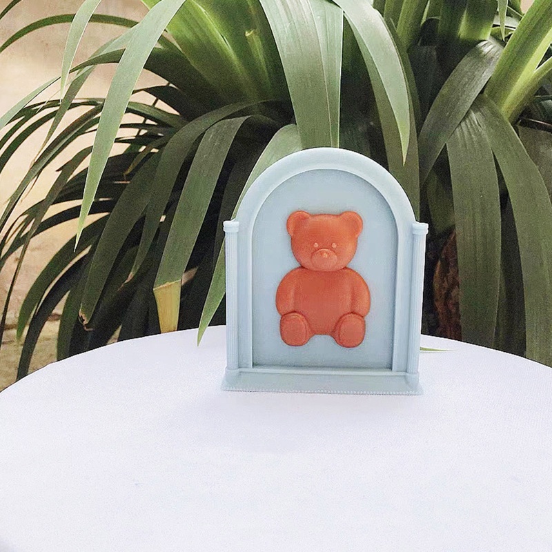 Khuôn Silicone Làm Bánh Hình Gấu Siêu Đáng Yêu