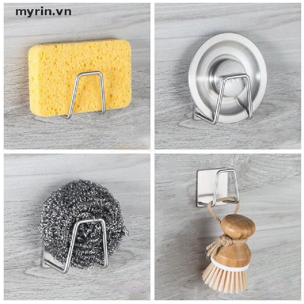 Giá Inox Treo Bọt Biển Rửa Chén Tiện Dụng