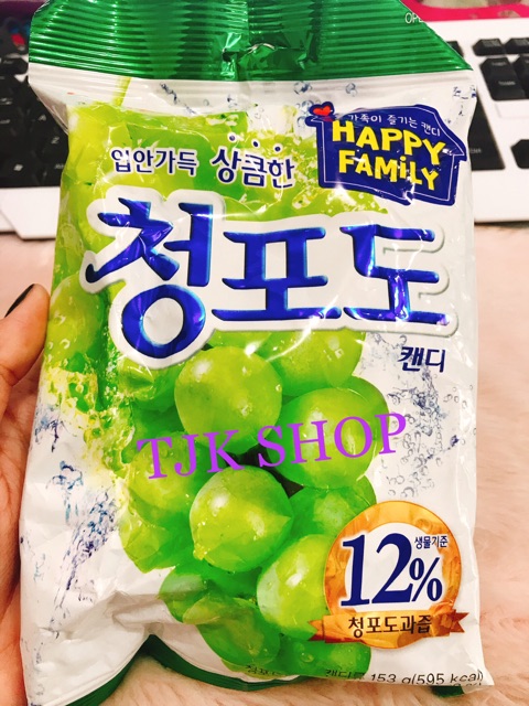 KẸO NHO HÀN QUỐC Korean LOTTE Fresh Grape Candy 153g 🇰🇷
