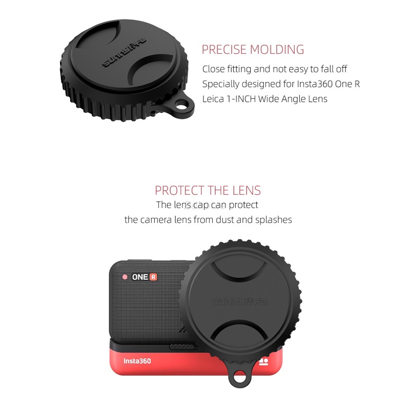 Nắp Silicon Bảo Vệ Ống Kính Máy Ảnh Insta360 One R 1-inch Leica Mod Insta360 One R