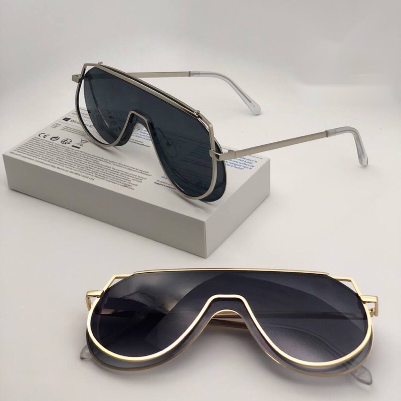 Kính Râm Nam Nữ Bản To Kim Loại Sang Chảnh - AFIX