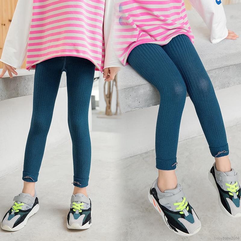 Quần legging cotton thắt nơ xinh xắn cho bé gái