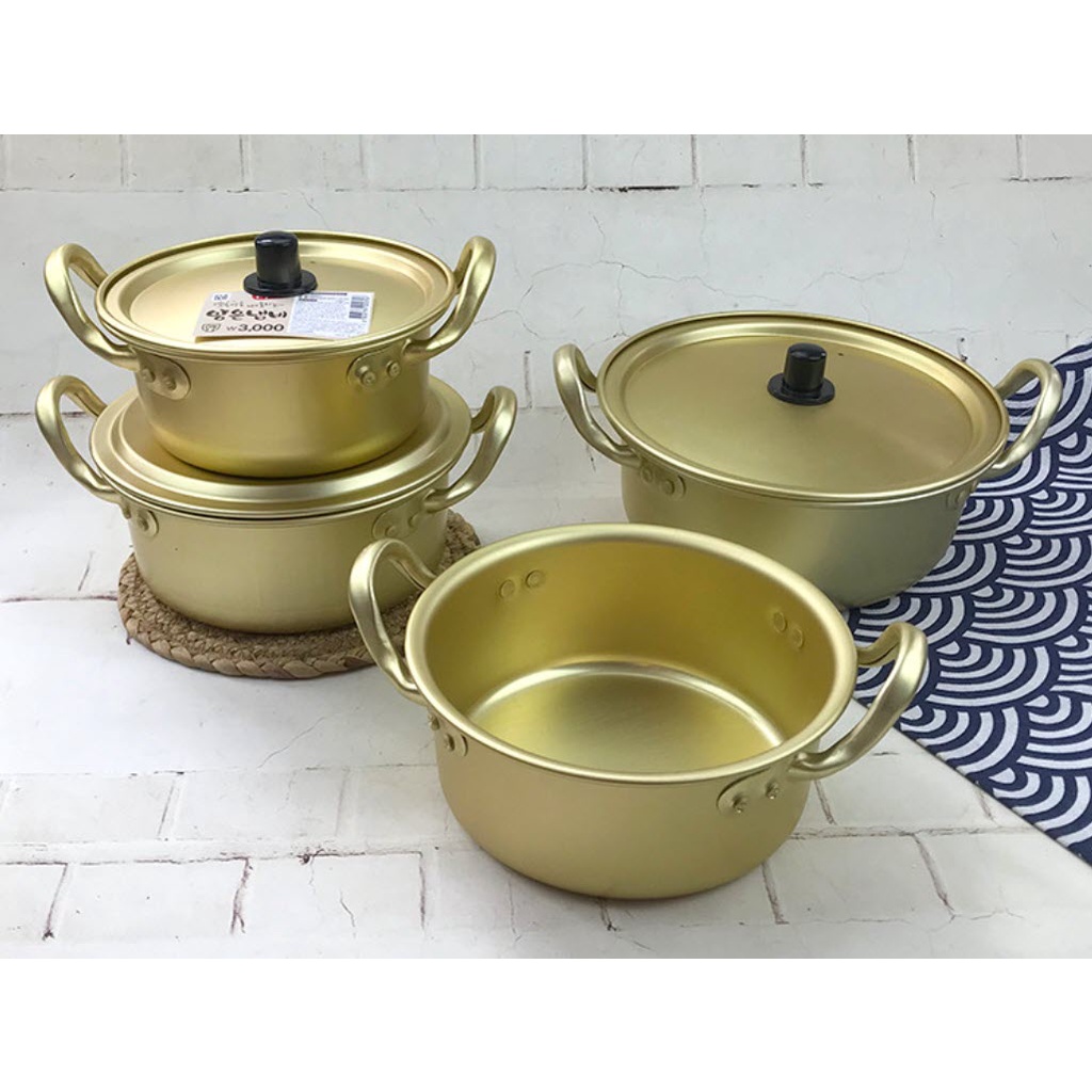 Nồi nhôm vàng dùng bếp từ Hàn Quốc Haiyida HA001
