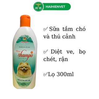 Sữa tắm diệt ve, bọ chét , rận chó , mèo - vime shampo 300ml