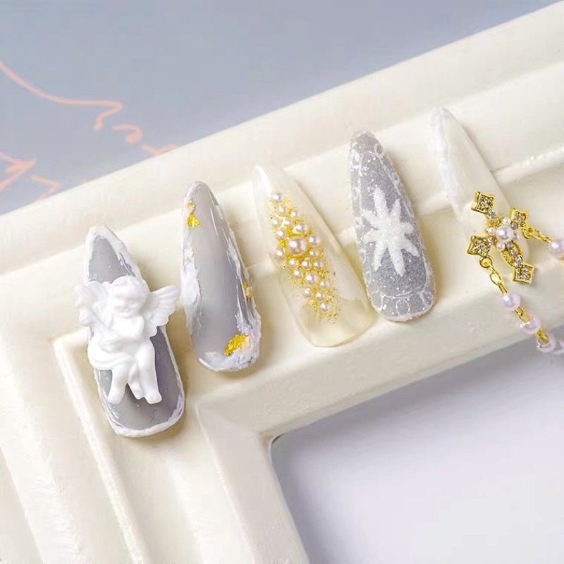 Charm thiên thần nail , phụ kiện trang trí móng nail