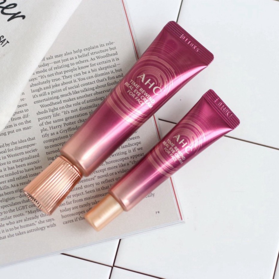 Kem mắt AHC Time Rewind Real Eye Cream For Face Kem Giảm Nhăn và Giảm Thâm Quầng Mắt X5