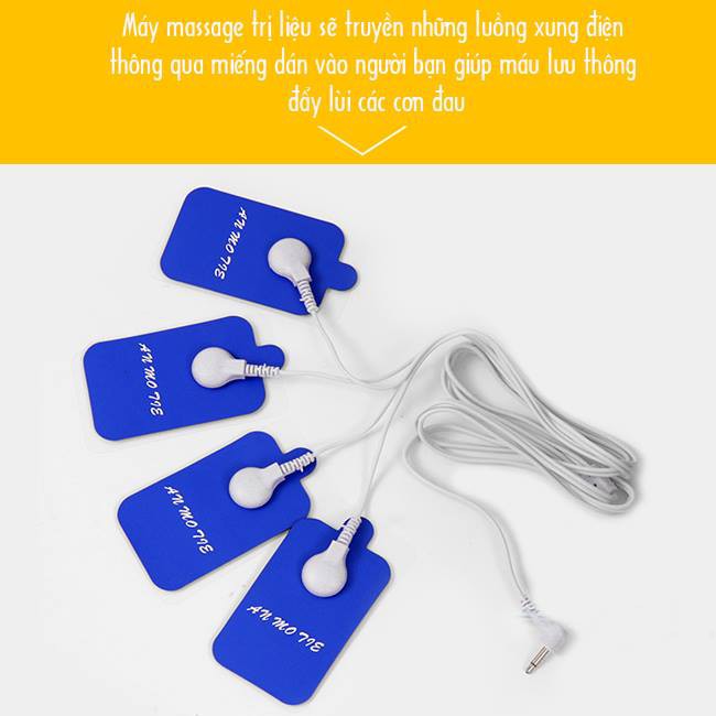 Máy massage xung điện 8 miếng dán trị nhức mỏi cơ thể