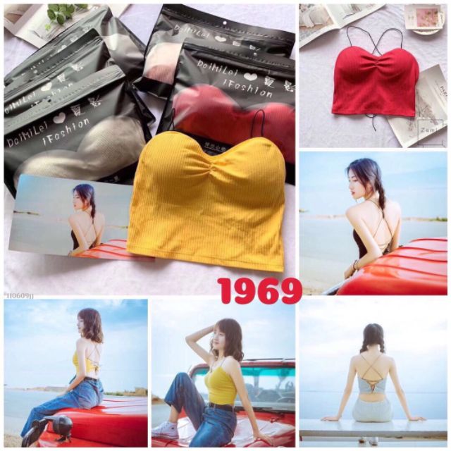 Áo Bra Gân Quai Mảnh Siêu Xinh 1969