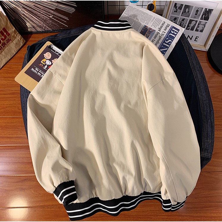 Áo Khoác Dù Nam Cargidan 2 Lớp Form Rộng Nút Gài Phong Cách Ulzzang Unisex