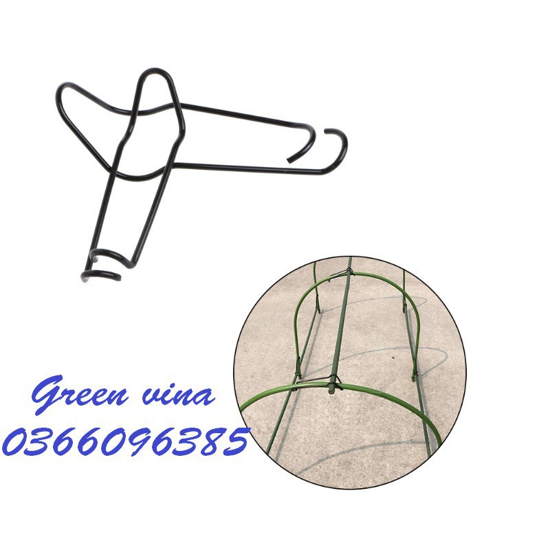 Kẹp góc dùng lắp ghép các ống thép thành giàn cho cây leo dùng cho ống 8mm, 11mm, 16mm, 20mm