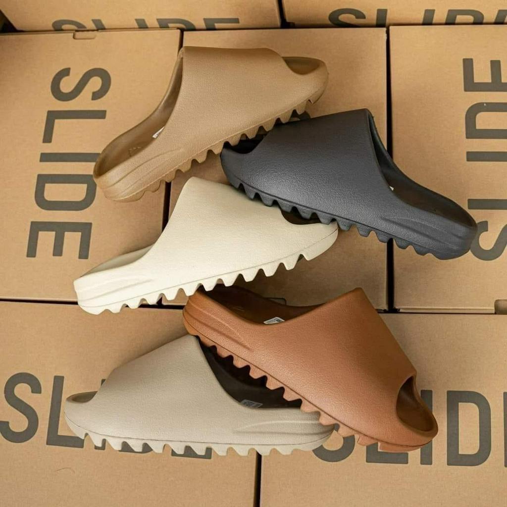 Dép Yeezy Slide SS22 vân nhám full box, dép YZ Slide bản chuẩn 1:1 đủ màu nam nữ