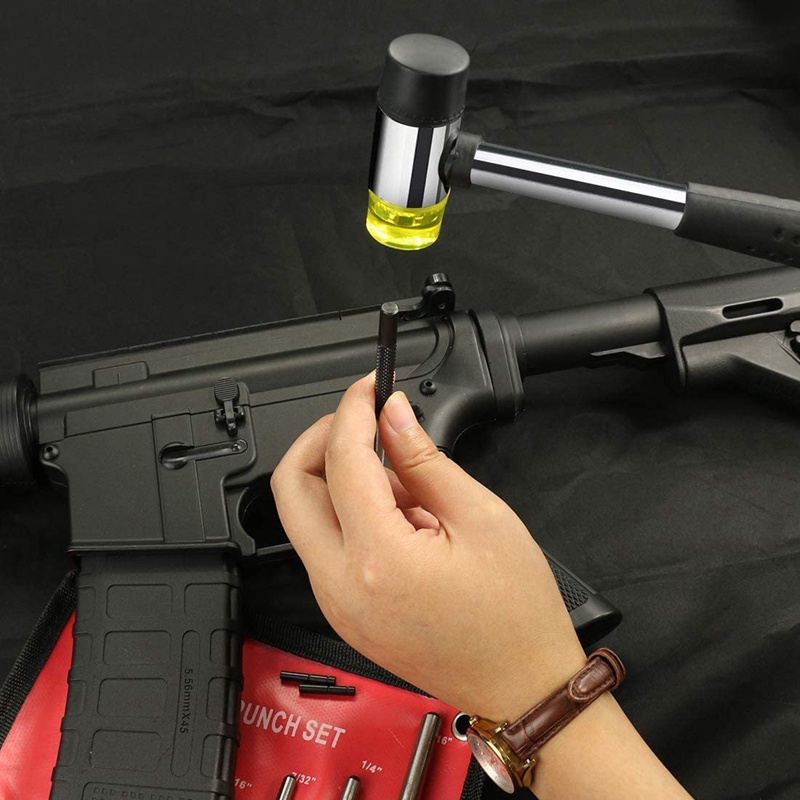 Bộ 9 Dụng Cụ Đục Lỗ Kèm Túi Đựng Bằng Thép