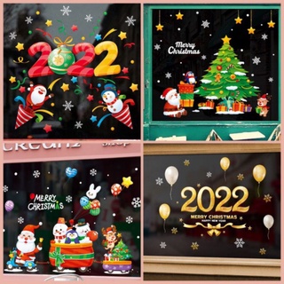Decal Dán Tường Trang Trí Noel xã hàng