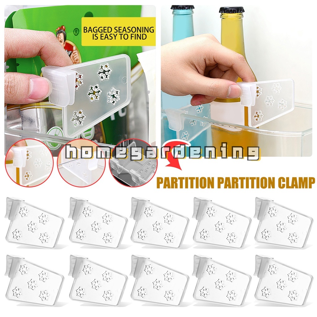 Set 4 Tấm Chia Ngăn Tủ Lạnh Bằng Nhựa Tiện Dụng