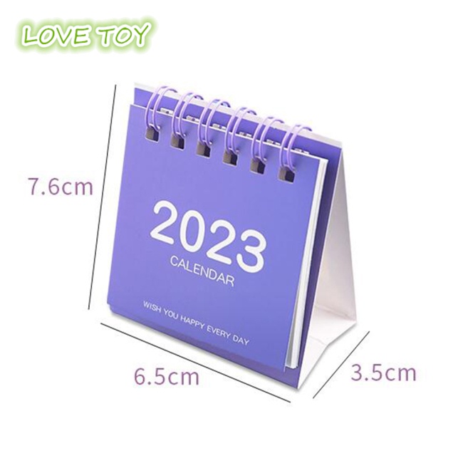 Lịch Để Bàn Nkodok 2023 Mini Màu Sắc Đơn Giản