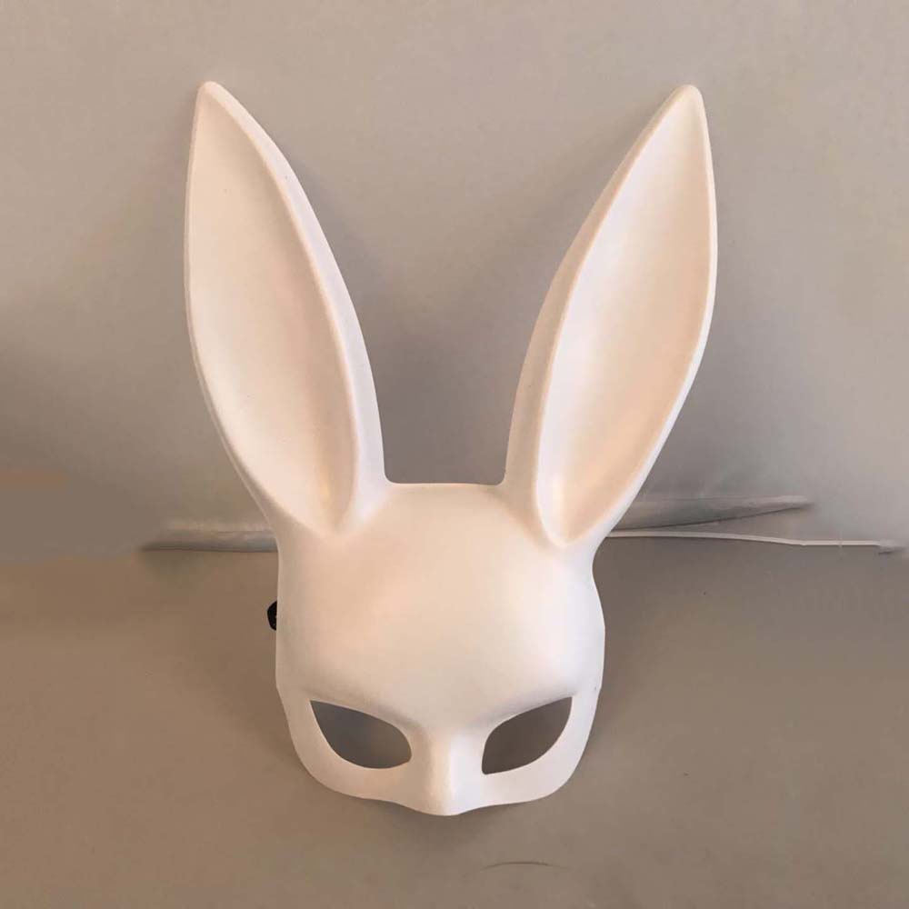 Lưng Mặt Nạ Hóa Trang Thỏ Bằng Nhựa Phong Cách Nhật Bản
