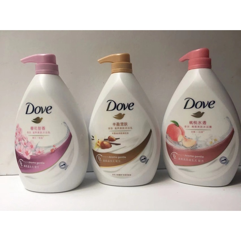 THƠM SẠCH DƯỠNG ẨM  Sữa tắm DOVE hương hoa 680ml , chính hãng nội địa Trung