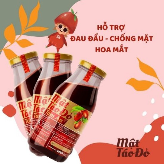Mật Táo Đỏ Tâm An, Bổ Máu Tự Nhiên, Lưu Thông Khí Huyết