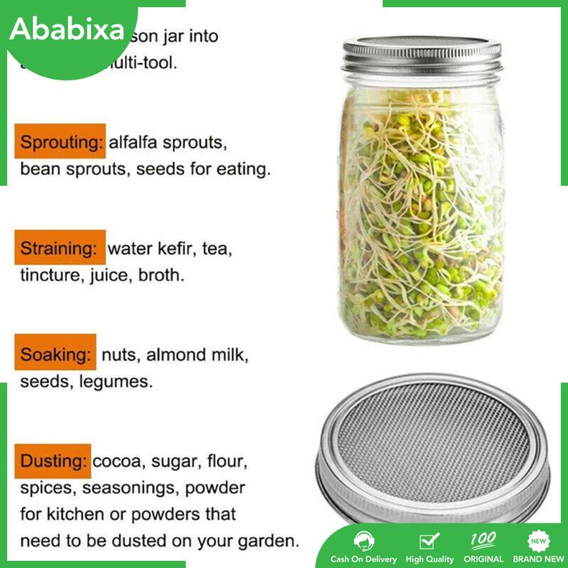Nắp Lưới Bằng Thép Không Gỉ Bảo Vệ Lọ Trồng Cây Broccoli