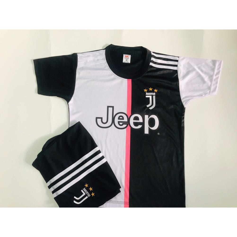 BỘ QUẦN ÁO ĐÁ BÓNG TRẺ EM CLB JUVETUS SÂN NHÀ MÙA GIẢI 2019 2020