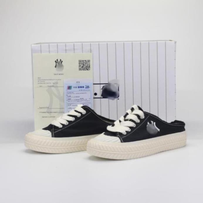 [FREE SHIP - HOTTREND] . 🔥Sục 𝐌𝐋𝐁 đạp gót đen cao cấp , đạp gót , sục ny  đen LEL2  Đ.V.Q Sneaker