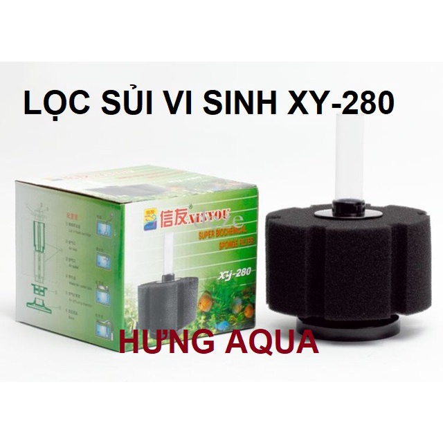 Lọc vi sinh bể cá XY-180, XY 280, XY 380, lọc sủi hơi vi sinh bio cho bể cá