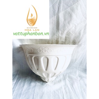 Chậu nhựa ốp tường sò - #817# 31x26cm