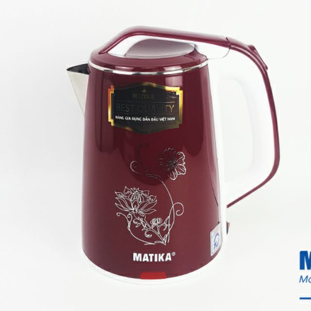 Ấm siêu tốc Matika MTK-24 dung tích 2,3L chức năng ủ siêu chất