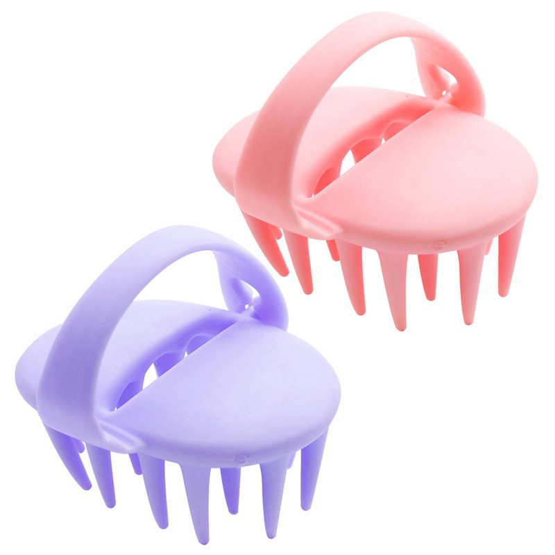 Bàn chải Silicon massage gội đầu tiện lợi chất lượng cao