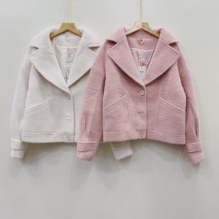 Áo dạ lông thỏ